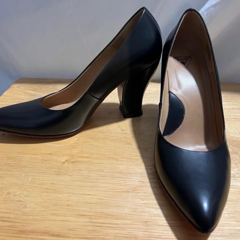Fluevog Elegant Conversations Gail - Classic Black Heels